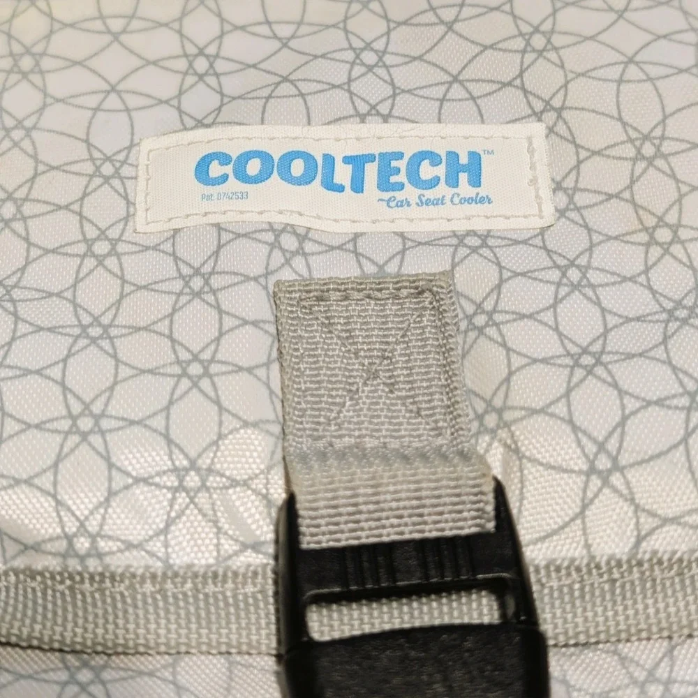 Cool Carats Cooltech Car Seat Cover Cooler Gray Trim With Chevron Stripes Design
